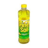 Pine-Sol Disinfectant Lemon Fresh Liquid Cleanser 28 Oz, 12 Pack